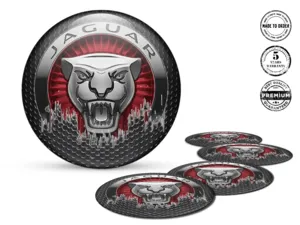 Jaguar Adesivi Cupola Custom Etichette Ruota Pregiate